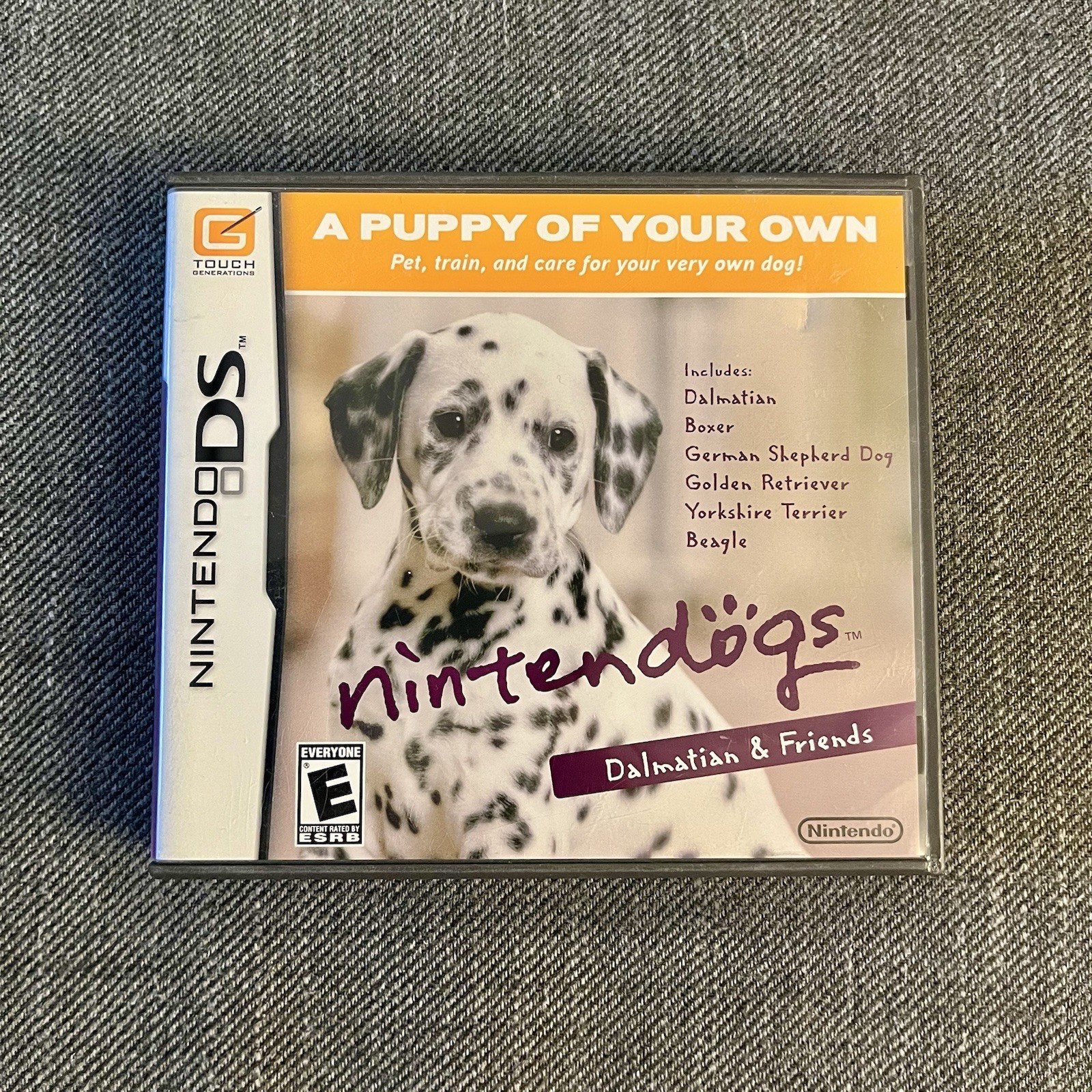 Nintendogs Dalmatian & Friends (Nintendo DS) w/Case & Manual