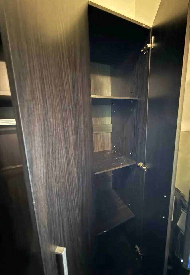 Sauder 3-Door Wardrobe Espresso, Gently Used, Moving Sale - photo 3