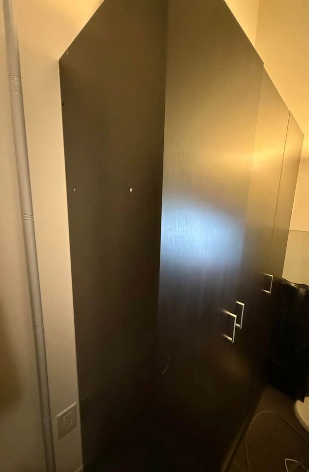 Sauder 3-Door Wardrobe Espresso, Gently Used, Moving Sale - photo 5