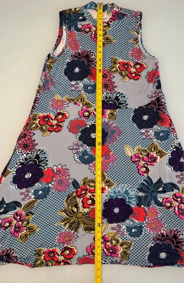 Maeve Anthropologie Boho Floral High Neck Midi Dress 2X - photo 5