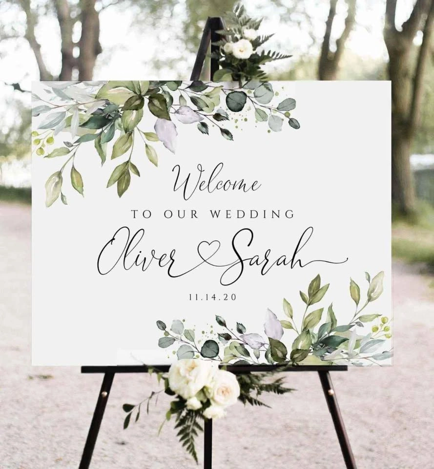 Event Welcome Sign & Seating Chart - photo 5