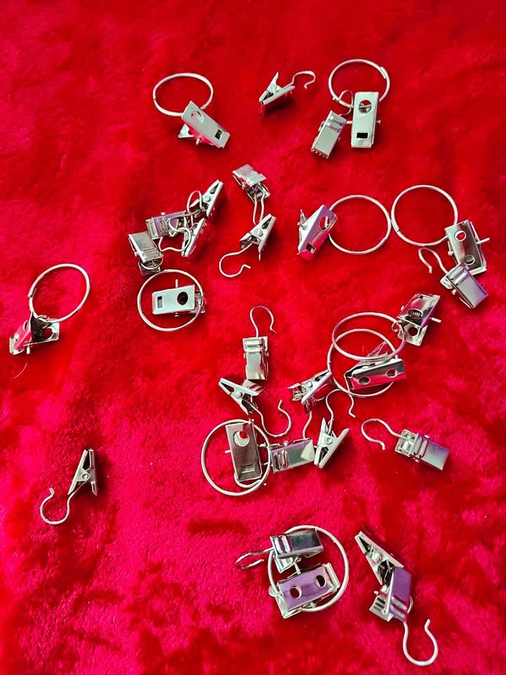New metal curtain clips