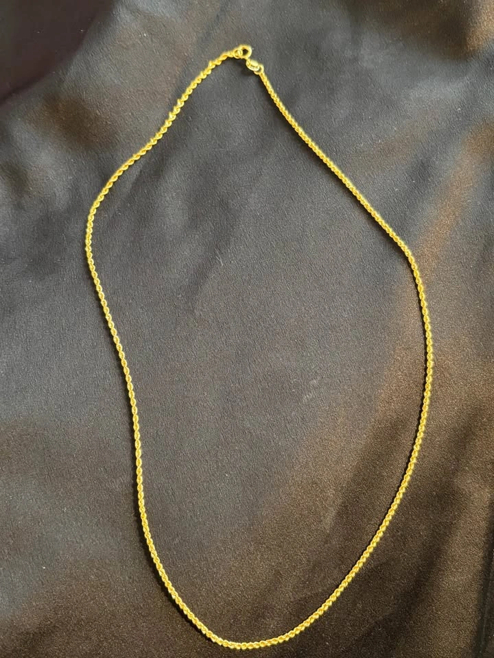 18K Gold Rope Chain – 20 inches - photo 2