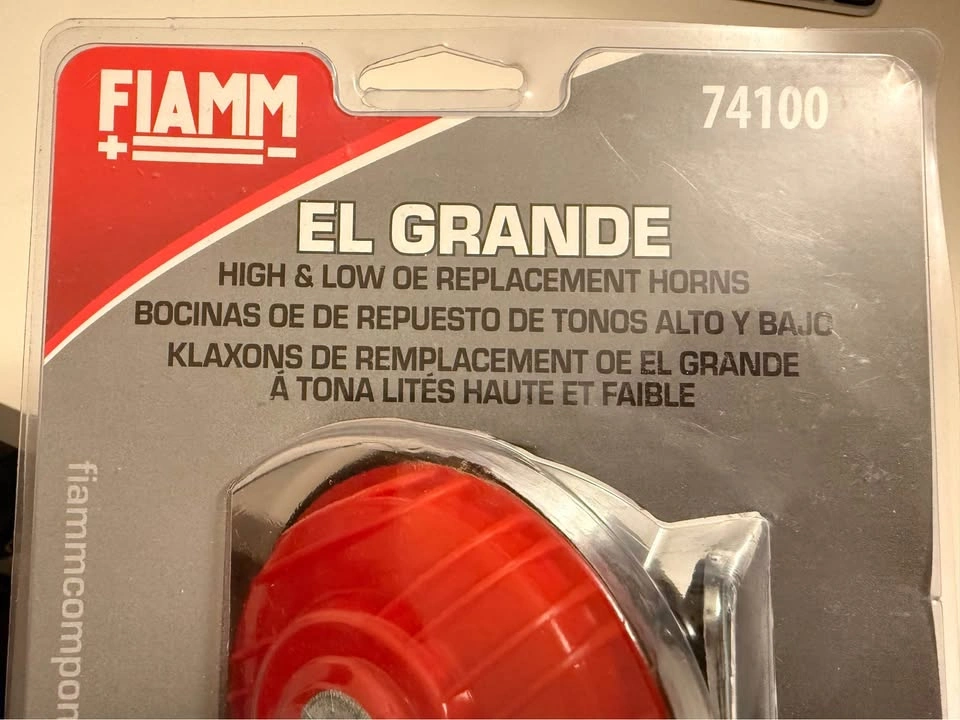 FIAMM El Grande High & Low OE Replacement Horns 74100 - photo 3