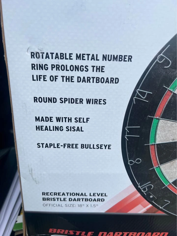 Unicorn Contender Bristle Dartboard - 3 Darts Included - photo 2