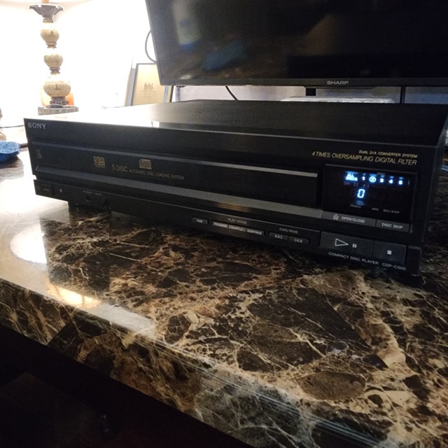 SONY 5 disc CD changer vintage old school - photo 2