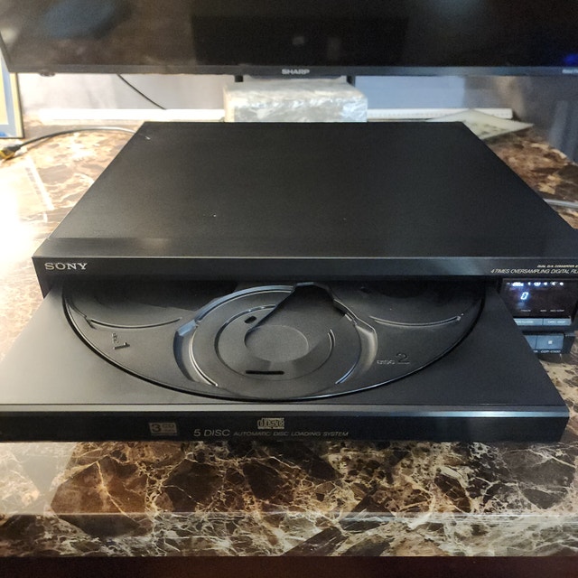 SONY 5 disc CD changer vintage old school - photo 4