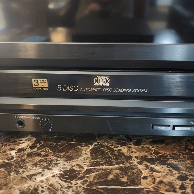SONY 5 disc CD changer vintage old school - photo 5