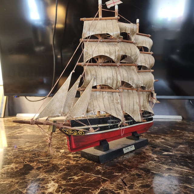 Model Ship Cutty Sark Tea Clipper 1869 Vintage - photo 2