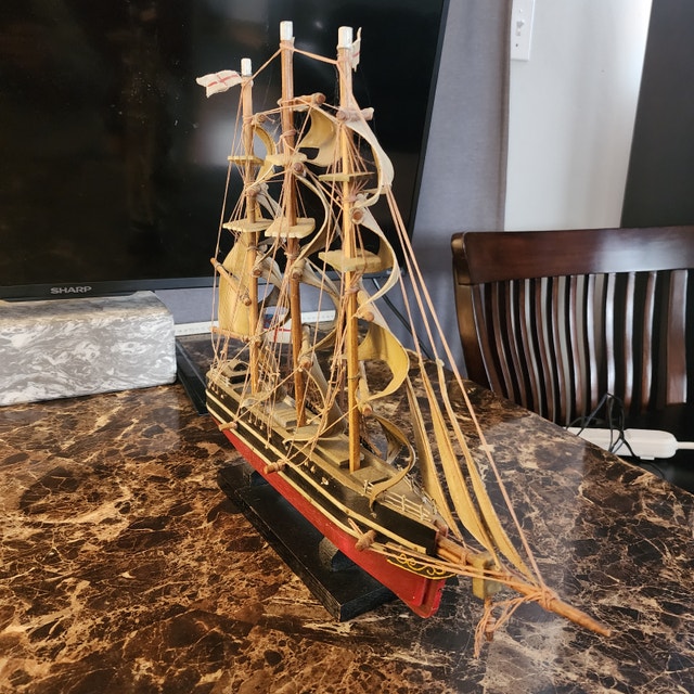 Model Ship Cutty Sark Tea Clipper 1869 Vintage - photo 4