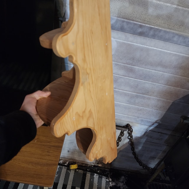 Wood Corner Shelf Decor Wall Mount - photo 5