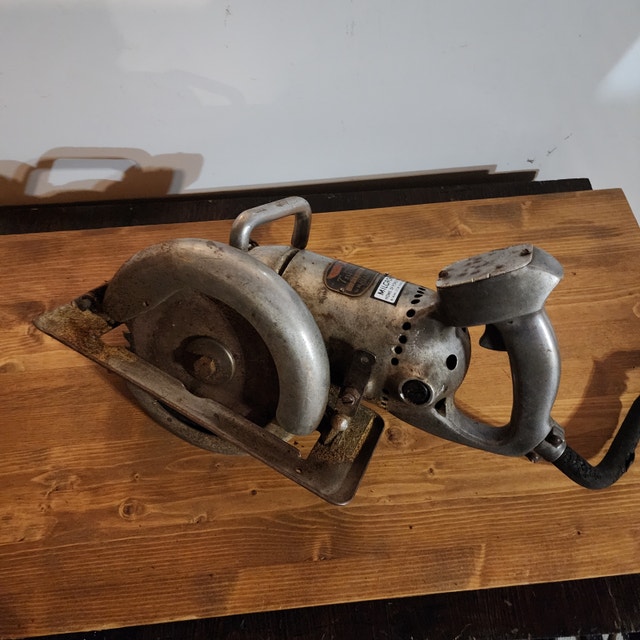 Vintage Black & Decker Portable Electric Saw (1940s-50s)