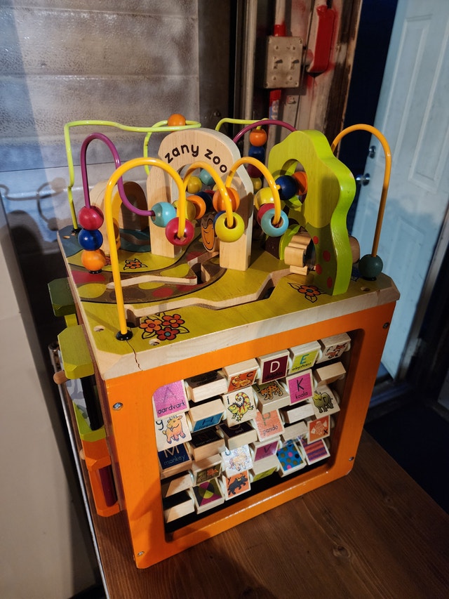 Zany ZOO kids mechanical leaning toy interactive
