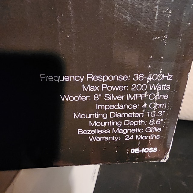 2 x 8'' Subwoofer Sonic Vortex In-Ceiling - photo 5