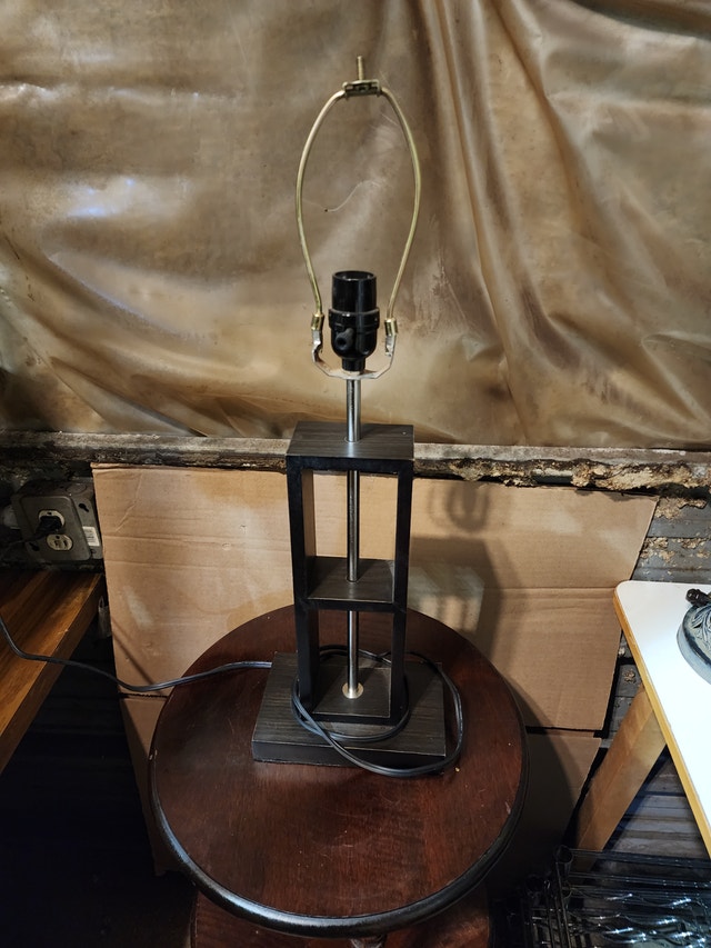 Wood Shelf Lamp for Table/Desk - Indoor Lighting