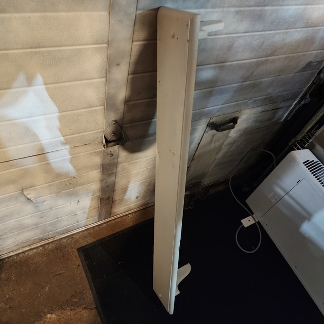 Coat Hanger Shelf White 5" x 8" x 46" Tall - photo 4