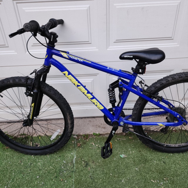 24'' Wheel Bicycle Dual Suspension Nakamura Monster Blue - photo 2