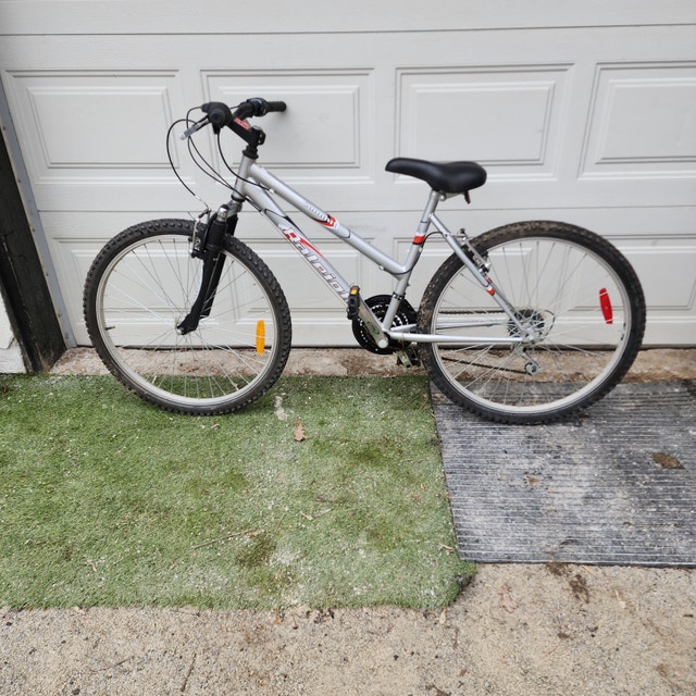 26'' Wheels Raleigh Bicycle Silver Mountain Bike