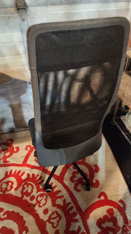 Large Office Chair Black Hi Back Rolling - photo 3