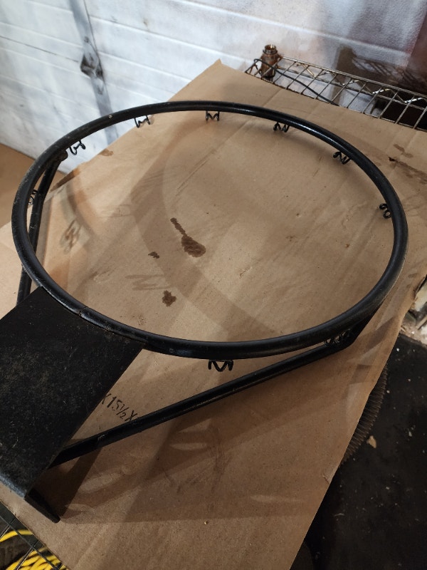 Basketball Net Hoop Black Metal No Spring - photo 2