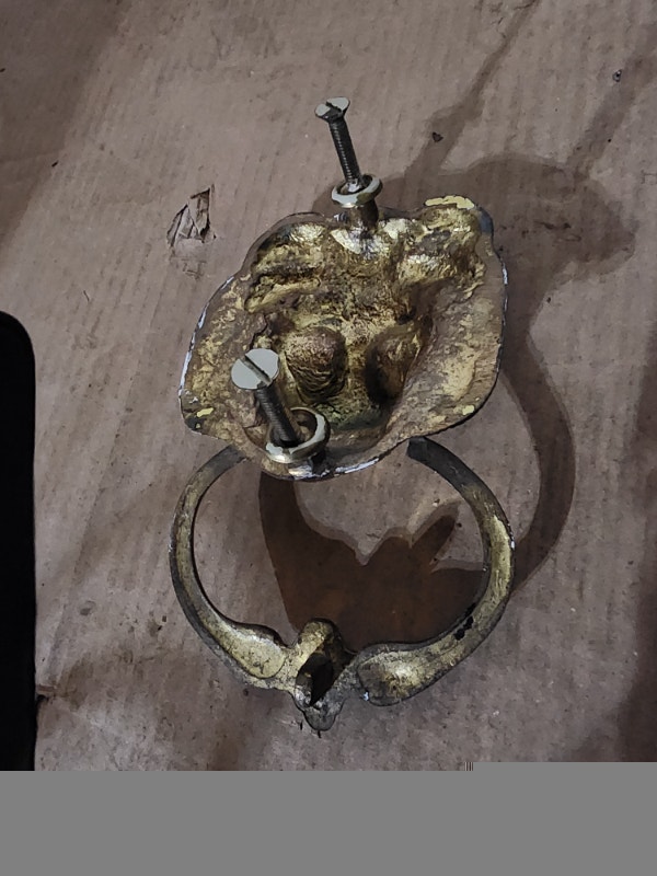 Brass Door Knocker Lion - photo 3