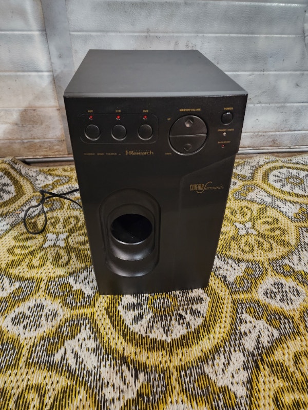 Active Powered Subwoofer with Input Selector