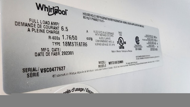 NEW Whirlpool Fridge Top Freezer Refrigerator - photo 4