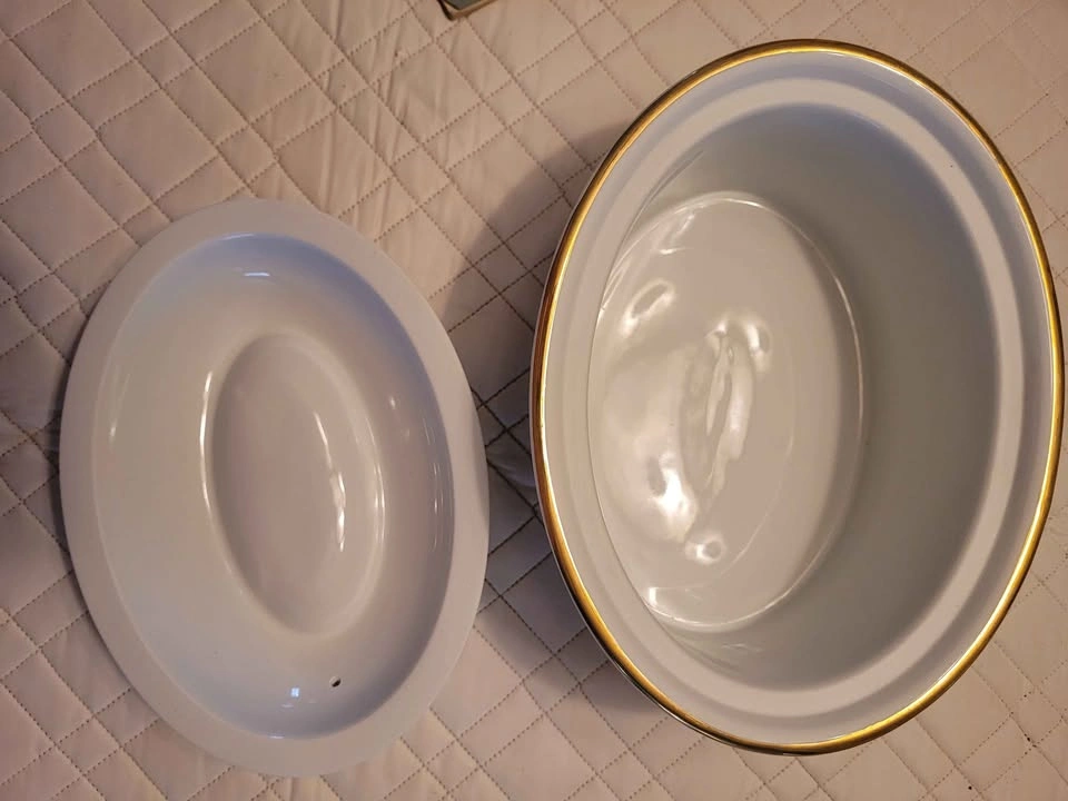 Royal Worcester Evesham Gold Covered Casserole Dish - photo 4