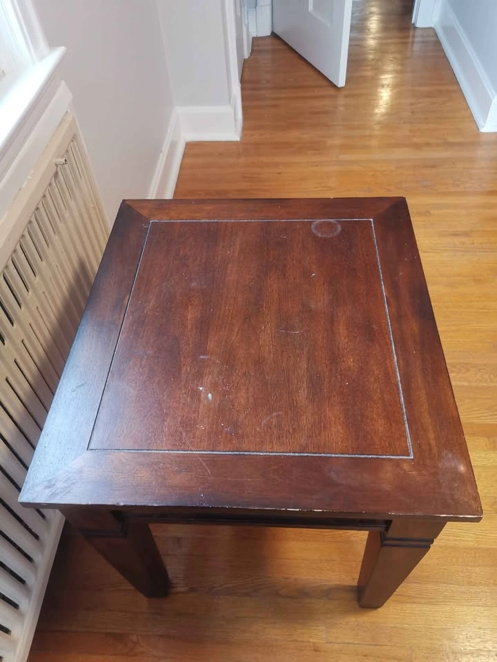 Dark Wood Night Stand / Side Table - photo 3