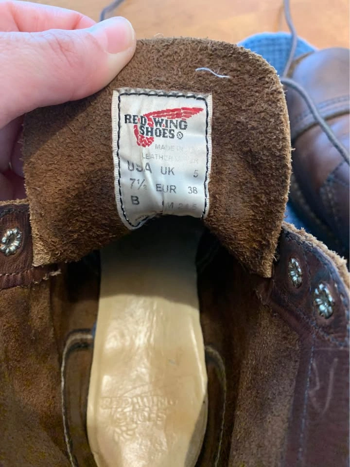 Red Wing Iron Rangers Brown Leather Boots Size 7.5 - photo 3
