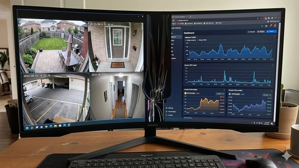 Samsung Odyssey 32" QHD 165Hz Curved Gaming Monitor G55C - photo 3