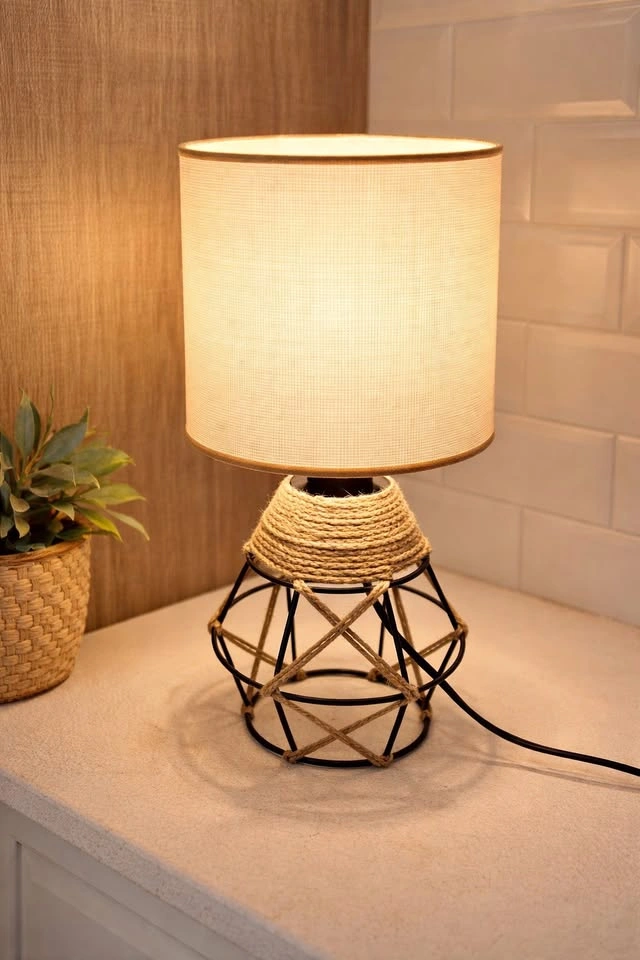 BRAND NEW Rustic Table Lamps – Warm Cozy Bedside Lamps
