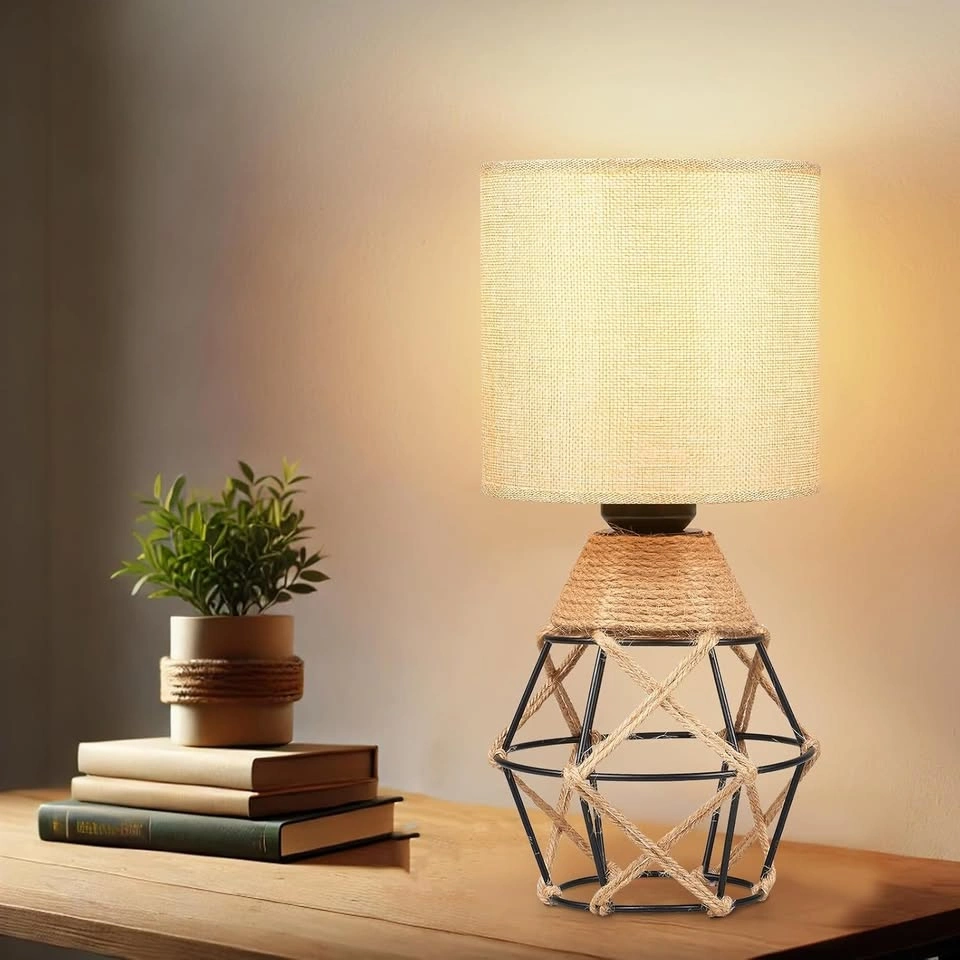 BRAND NEW Rustic Table Lamps – Warm Cozy Bedside Lamps - photo 2