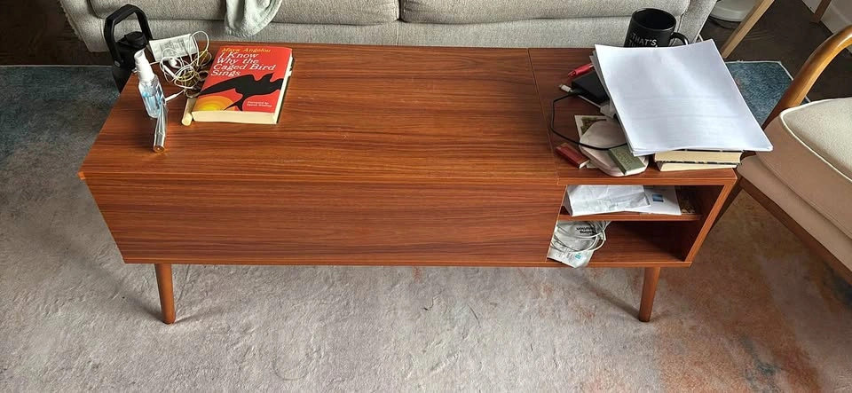 [MOVE OUT SALE] Mid-Century Style Coffee Table w Storage