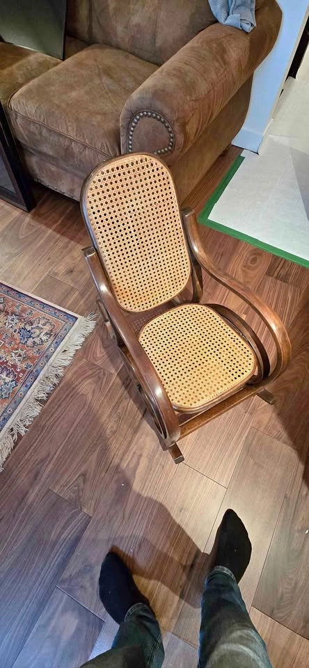 Antique Steam Bentwood Child's Rocking Chair