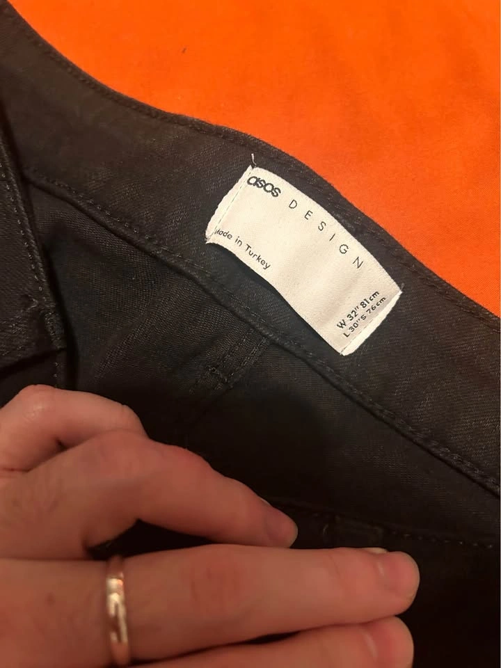 Black ASOS Skinny Fit Flares - 32x30 - photo 3