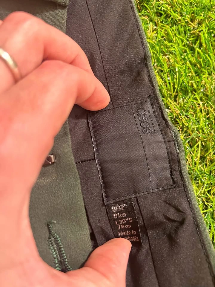 ASOS Green Skinny Fit Dress Pants - 32/30 - photo 2