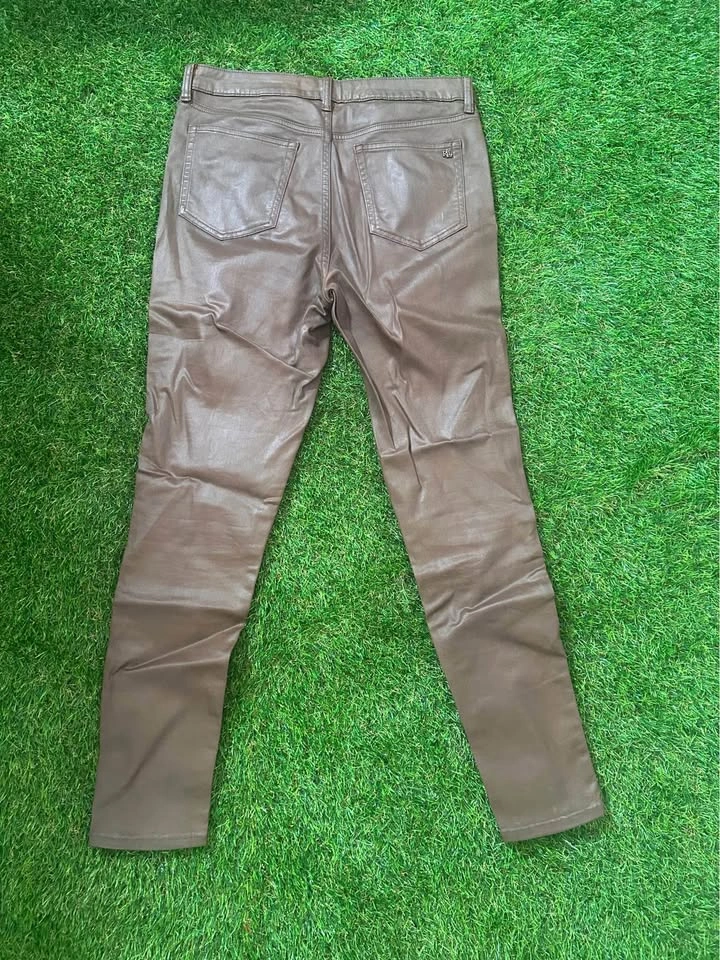 Vintage Brown Ralph Lauren Waxed Jeans - 32x30 - photo 3