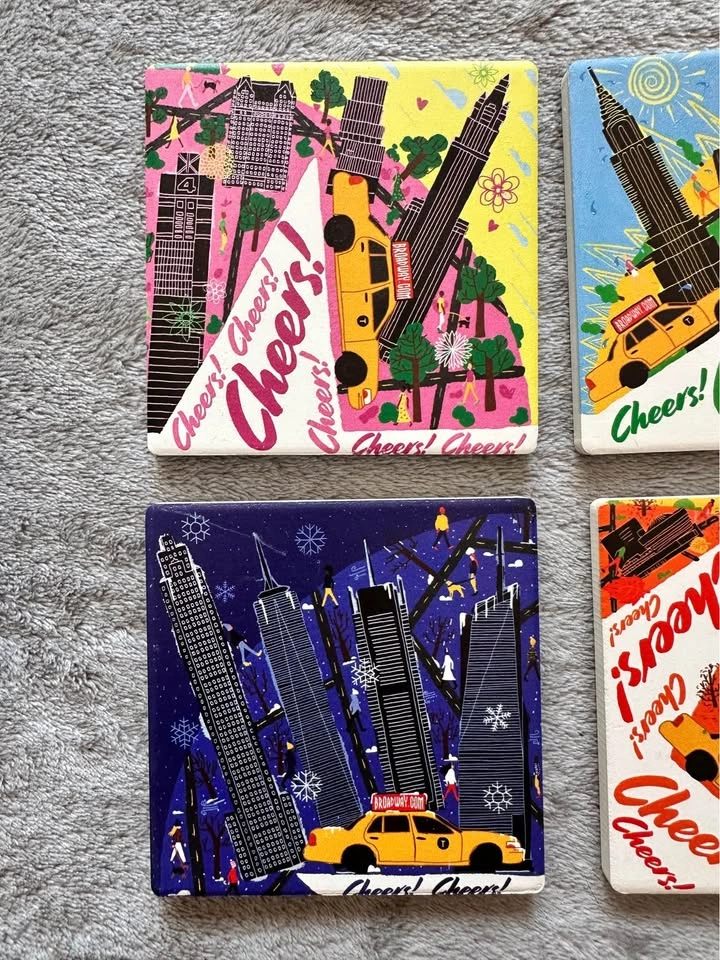 NYC Coaster Set NIB with organizer - photo 2