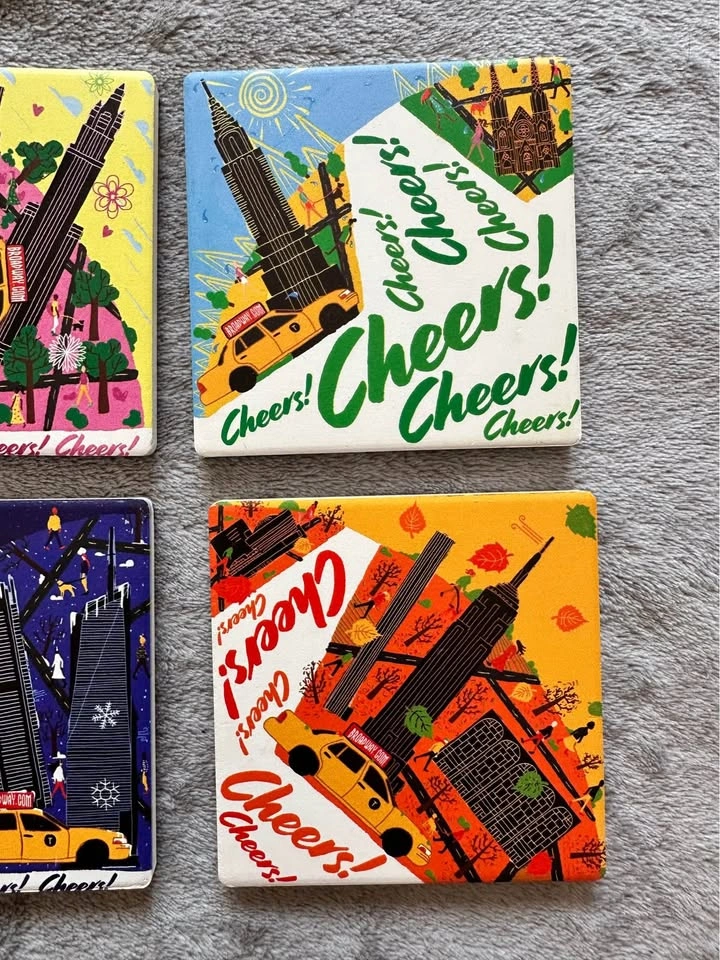 NYC Coaster Set NIB with organizer - photo 3