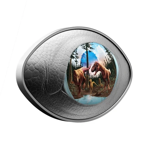 2025 Dinosaur Eye 1 oz Silver Coin (.9999) Oval - photo 4