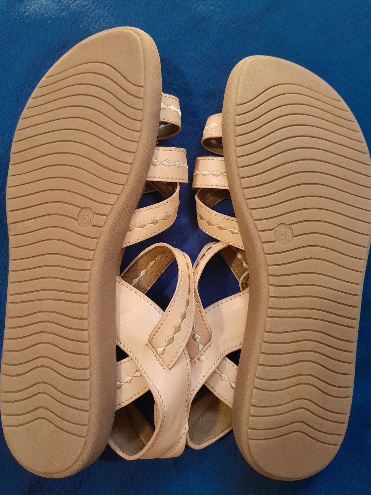Cushionare Strappy Sandals Dusty Pink Size 7.5 New - photo 2