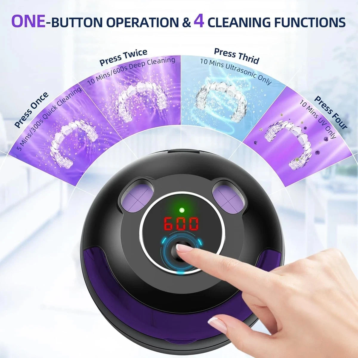 Ultrasonic Retainer & Denture Cleaner Machine - photo 4