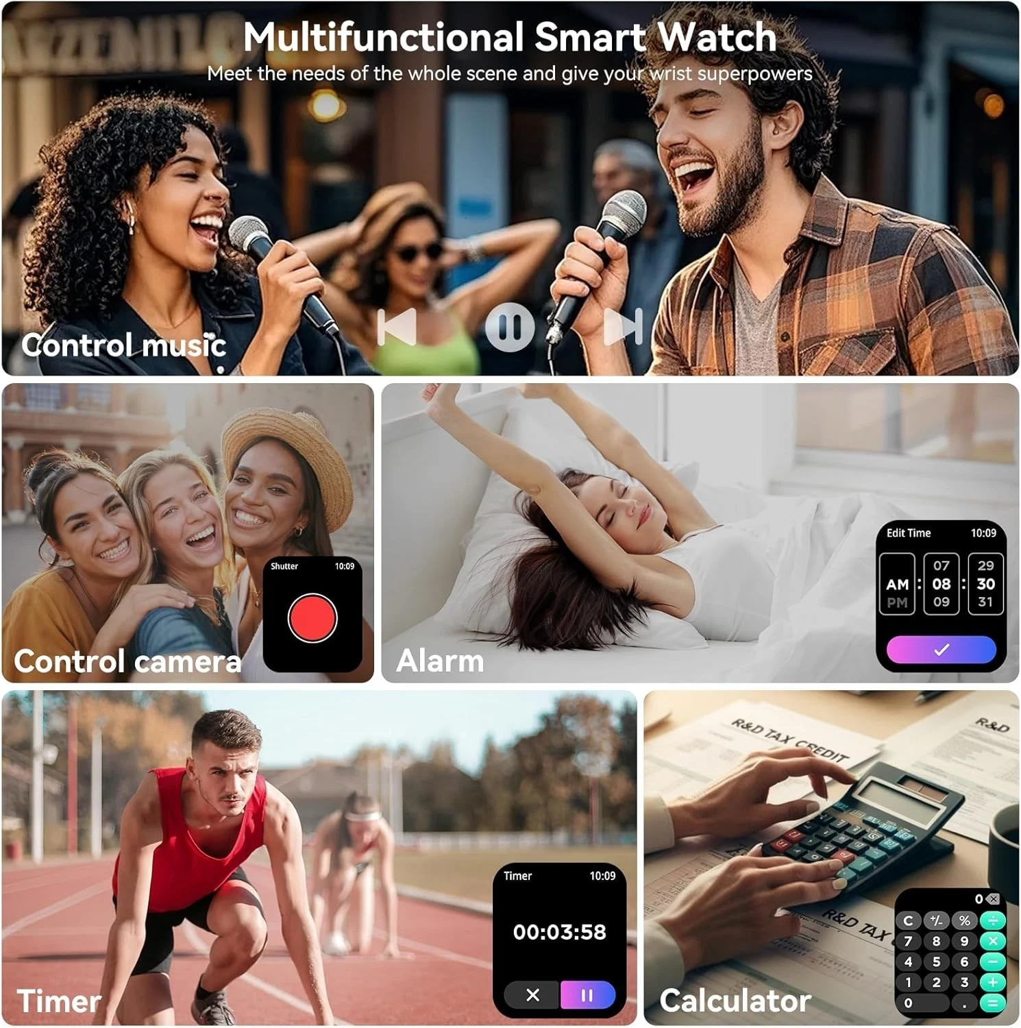 Smart Watch for Men & Women - Bluetooth Calling - photo 5