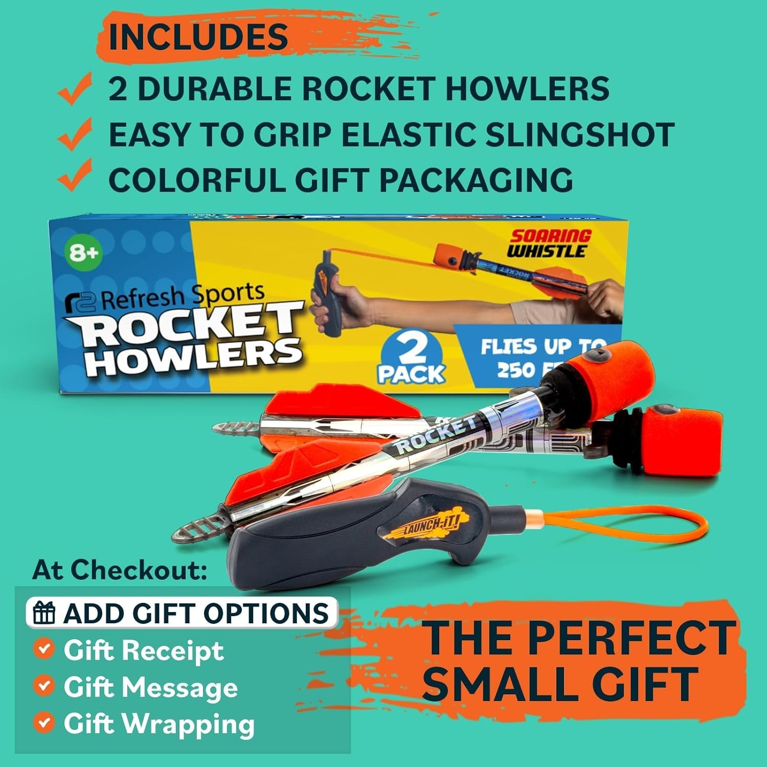 Toy Rocket Launcher for Kids: Outdoor Toys Slingshot Rocket Laun - photo 3