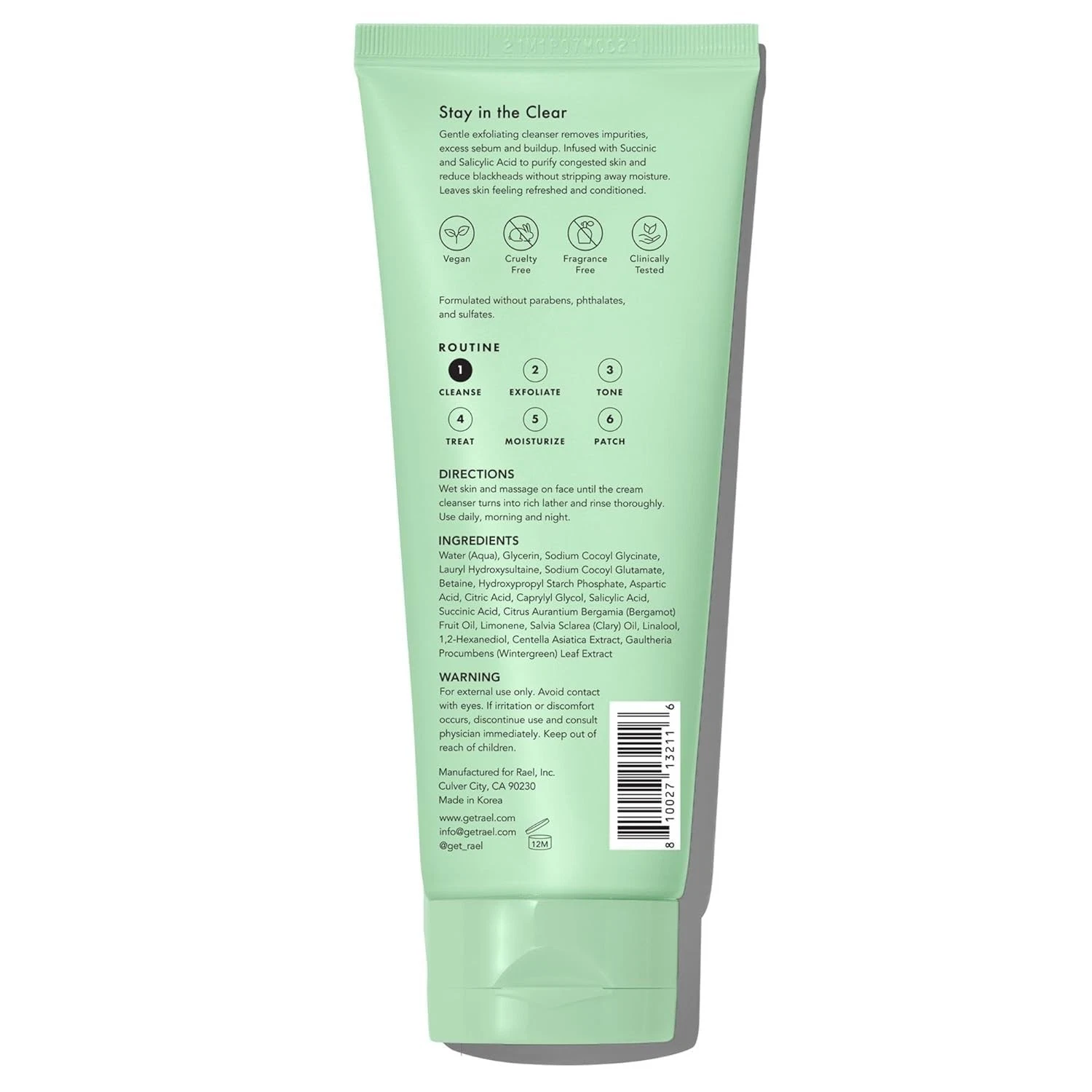 Rael Miracle Clear Exfoliating Cleanser - photo 2