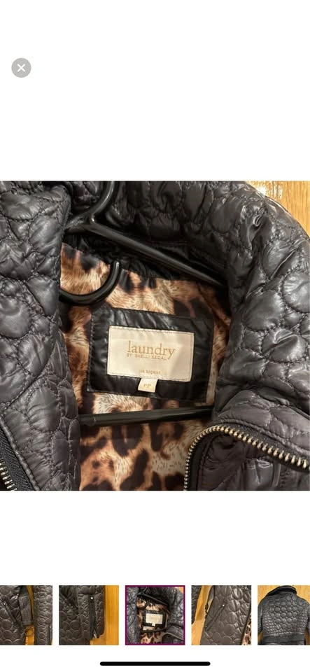 Laundry By Shelli Segal Black Quilted Puffer Jacket - photo 5