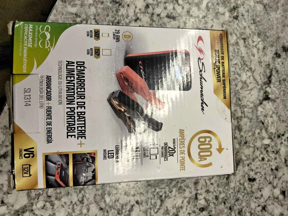 Schumacher Jump Starter Plus Power Pack 600A