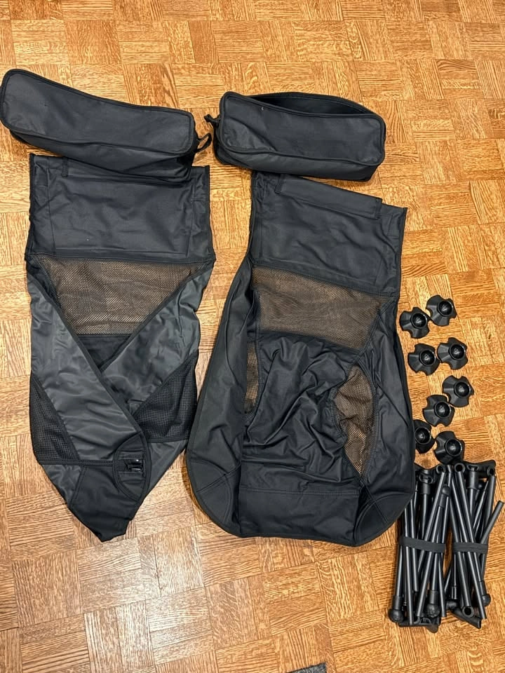 2 Camping Chairs - Black - photo 2