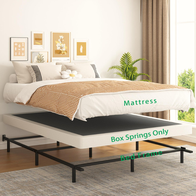 NEW Vaciwe Full/Double Metal Box Spring & Cover - photo 4